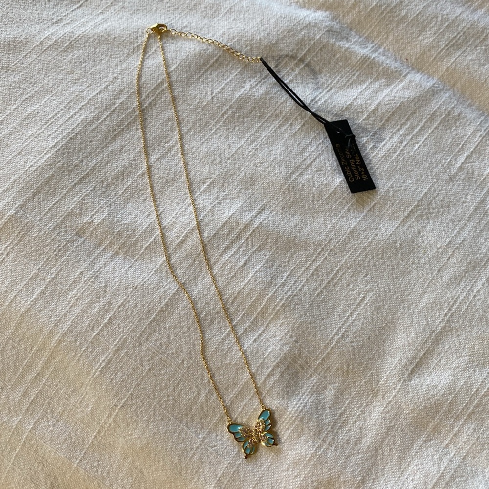 Rachel Zoe butterfly necklace. BNWT - Picture 5 of 5